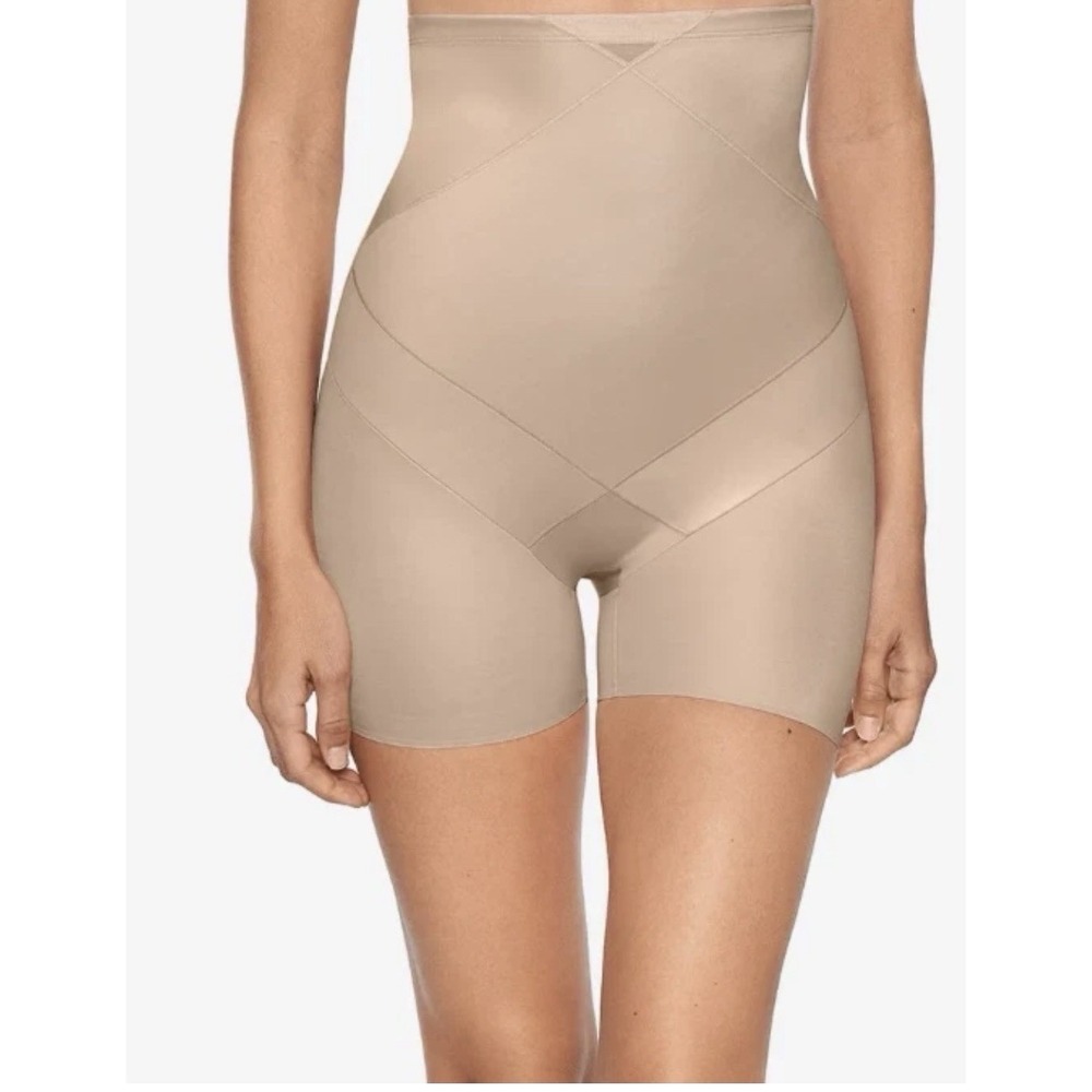 Miraclesuit Instant Tummy Tuck Sz-2X High Waist  Shaper Warm Beige NWT's - Picture 1 of 7